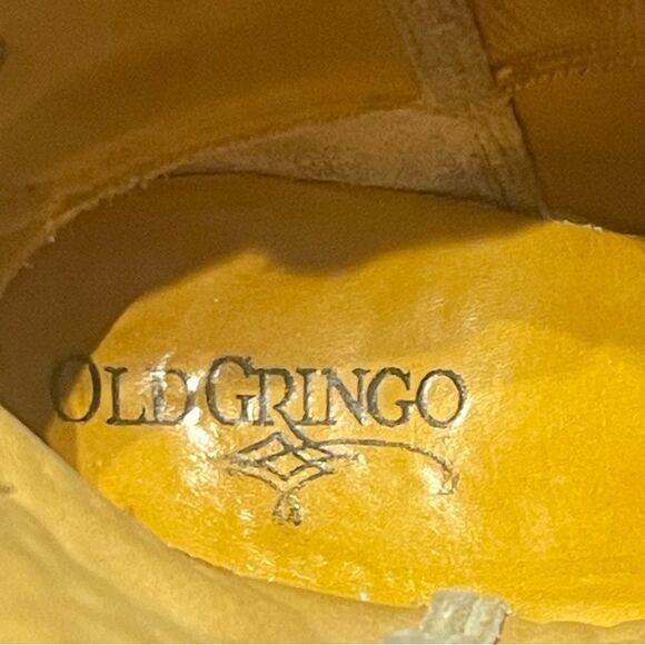 Old Gringo womens red studded distressed cowboy bootsSize 7 1/2 Preowned - Picture 10 of 16